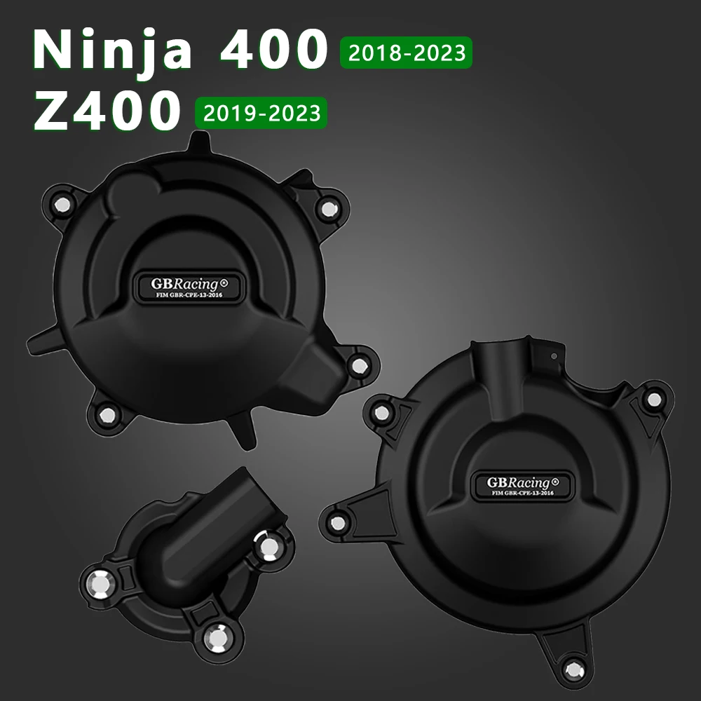 

Крышка двигателя мотоцикла, матовая защита сцепления ниндзя 400 2022, аксессуары для Kawasaki Ninja400 Z400 Z 400 2018-2023 2019 2020 2021