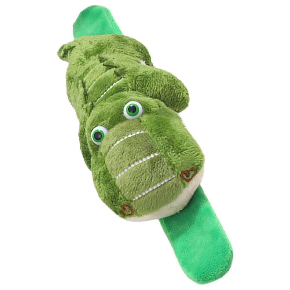 

Wrist Band Plush Animal Slap Bands Stuffed Bracelet Filling Party Favors Crocodile Hugger Bracelets Child