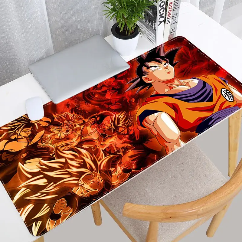 Большой Настольный коврик BANDAI Dragon Ball Z милые игровые аксессуары для письма ПК