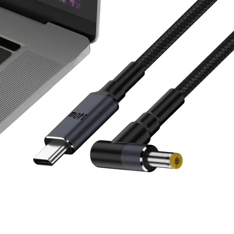 

Type C To DC Converter Cable Nylon Fast Charging 140W PD Braided Adapter Cable Long-Lasting Adapter Cable For Daily Life 180cm