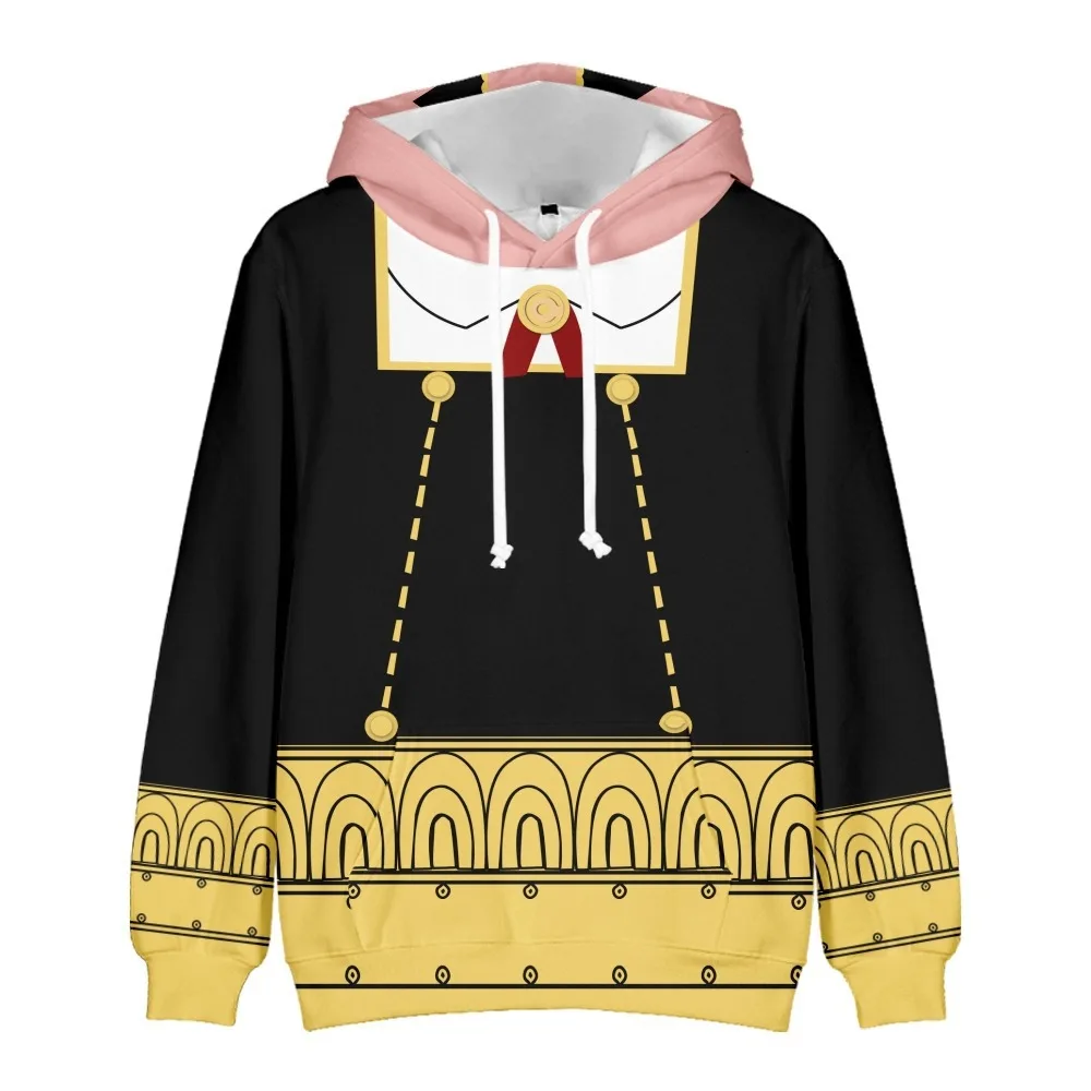 

Костюм для косплея семьи шпионов из аниме, Новинка лета 2022, свитшоты с цифровым принтом, толстовки, футболки с коротким рукавом