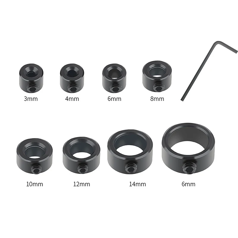 Набор стопорных ошейников для дрели ограничитель кольца вала метрический замок