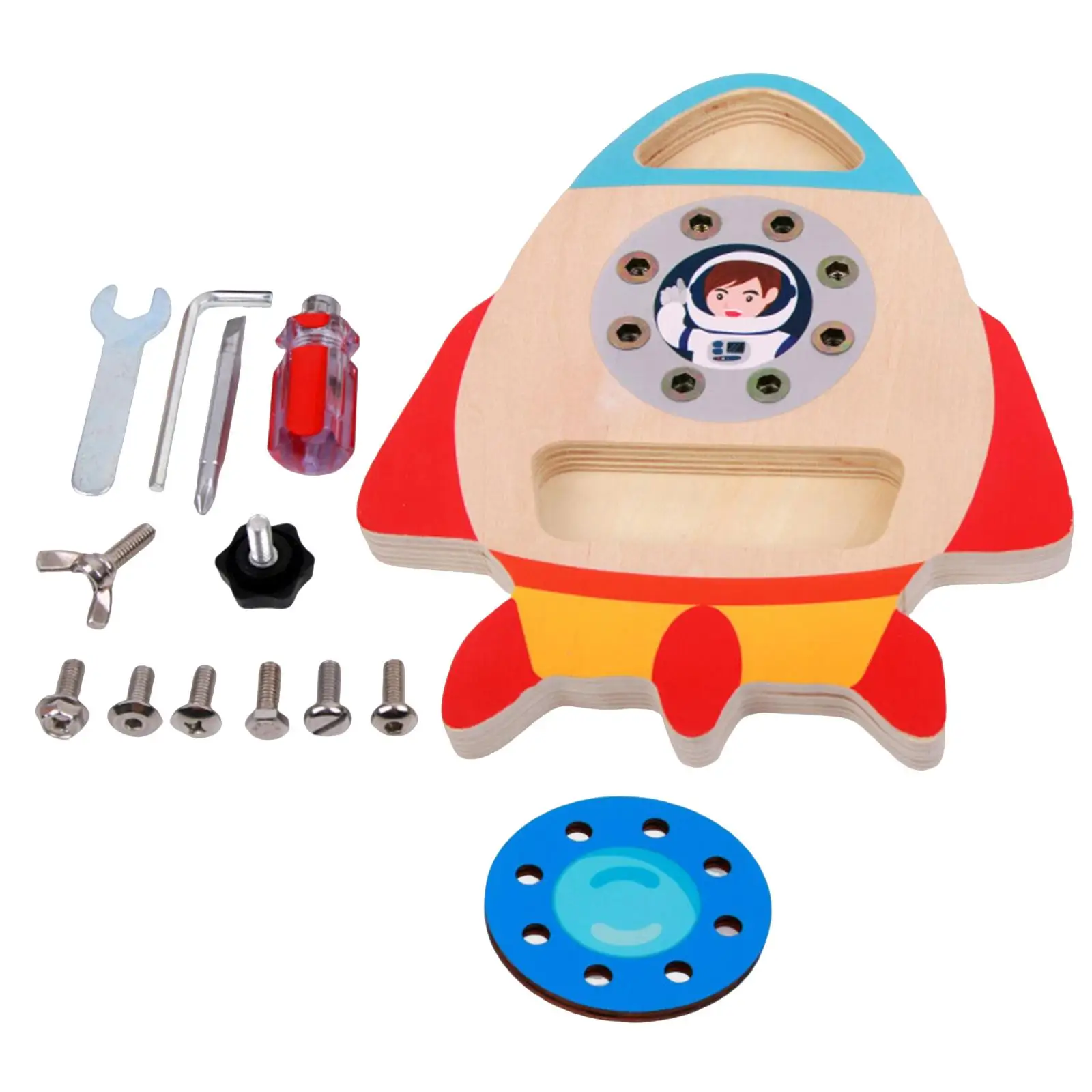 

Montessori Screw Driver Board Educational Learning for Children Gifts