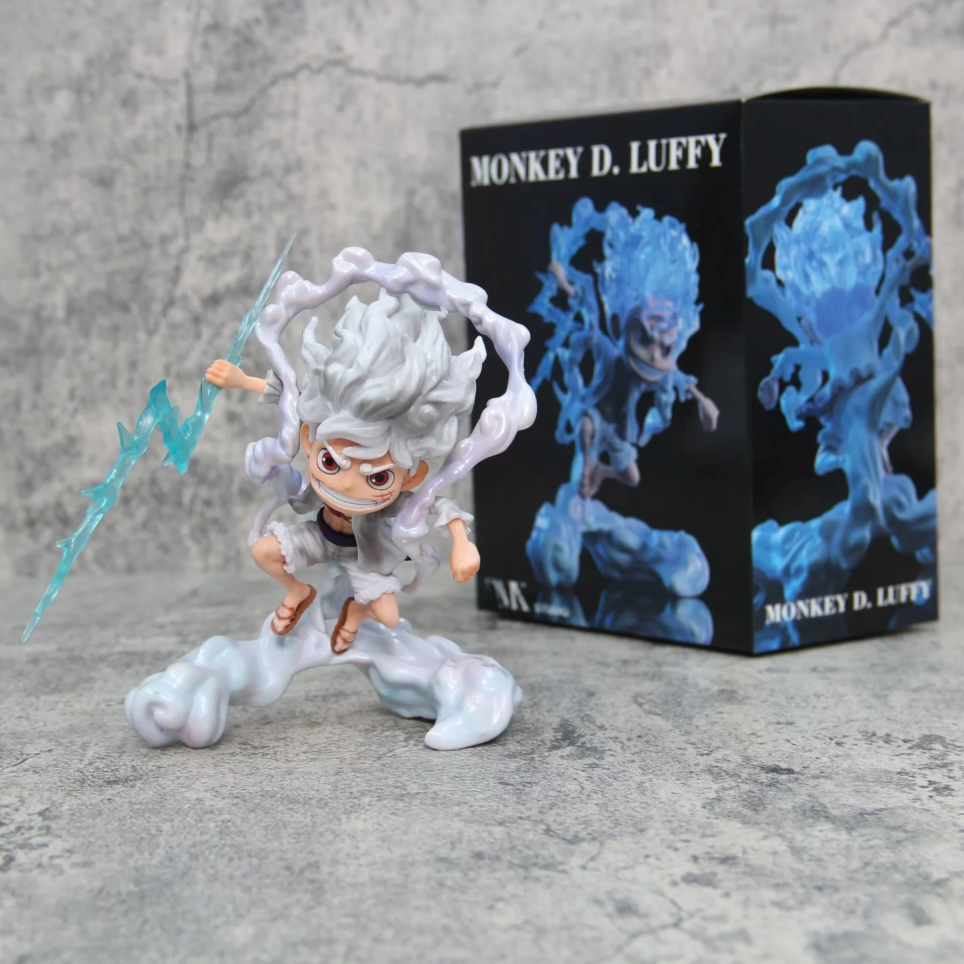 One Piece Luffy Sun God Nika Gear 5 stile chibi 2