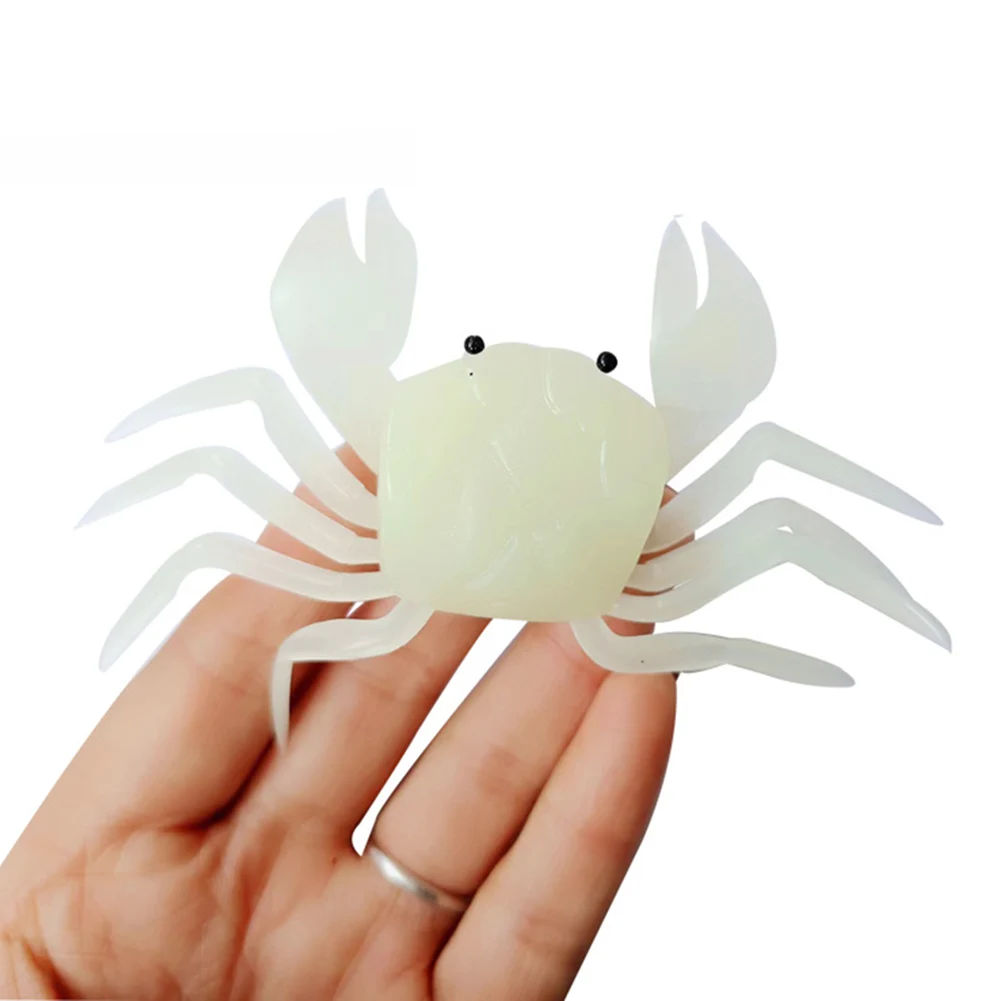 

10/14cm Crab Soft Fishing Lure Sea Fishing Equipment Artificial Crab Bait Trap Beach Boat Kayak Carp Bass Fish Accessories Baits