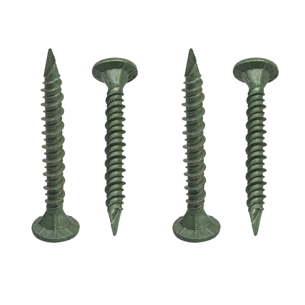 30/40 шт. саморез с плоской головкой покрытием Ruspert высокой и низкой резьбой винты