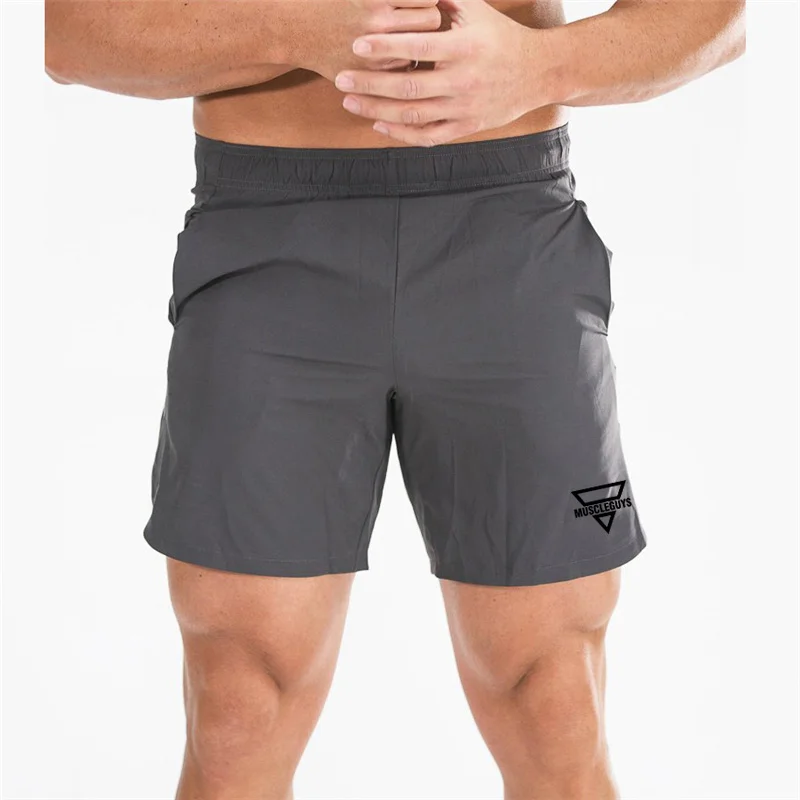 

Шорты мужские быстросохнущие, модные короткие штаны для спортзала, бодибилдинга, фитнеса, тренировок в баскетболе, спортивная одежда для бега, на лето