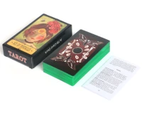 12x7cm ace of pentacles tarot with guidebook applicable to the divination family friends party entertainment desktop game