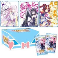 new goddess story collection cards anime figures game letters cards table board toys for family children christmas gift