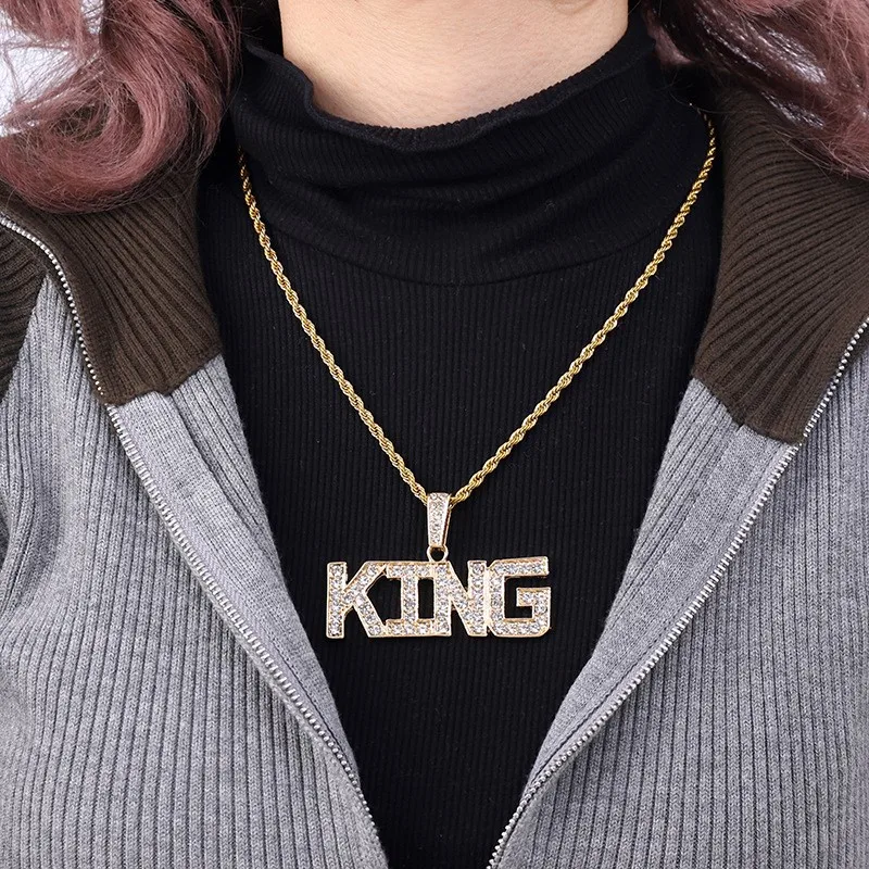 Модная преувеличенная цепочка в стиле хип-хоп ожерелье большой кулон с