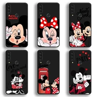 cute cartoon mickey minnie phone case for huawei y6p y8s y8p y5ii y5 y6 2019 p smart prime pro