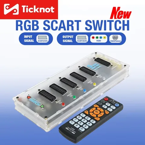 RGB Scart Switch 5 в 1 для игровых консолей