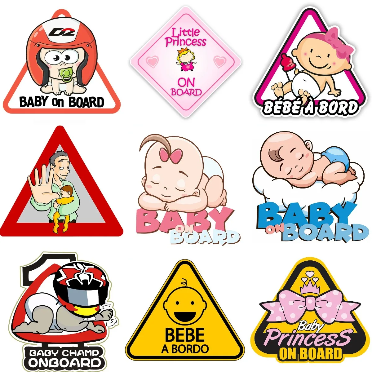 Милый ребенок на борту детская наклейка автомобиль украшение окно автомобиля