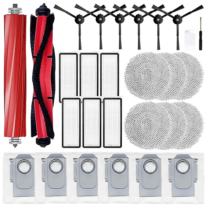 Запасные части для робота-пылесоса Roborock Qrevo Maxv/Qrevo S/Qrevo Pro основная боковая щетка