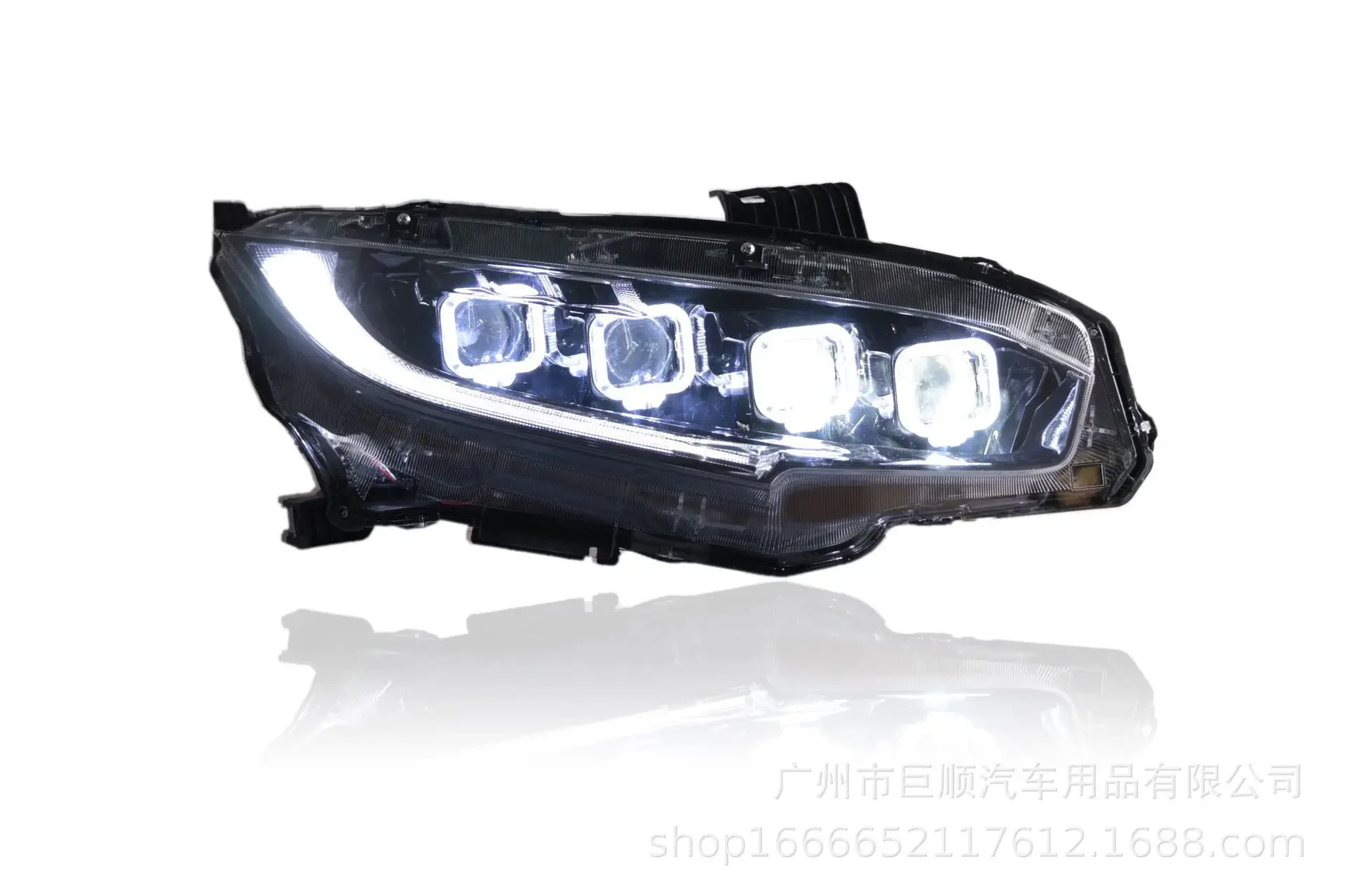 Подходит для Honda 10-го поколения Civic 16-21 модифицированная светодиодная линза