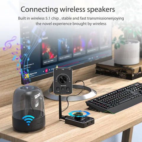 USB-устройство для контроля громкости компьютера, Bluetooth 5,1