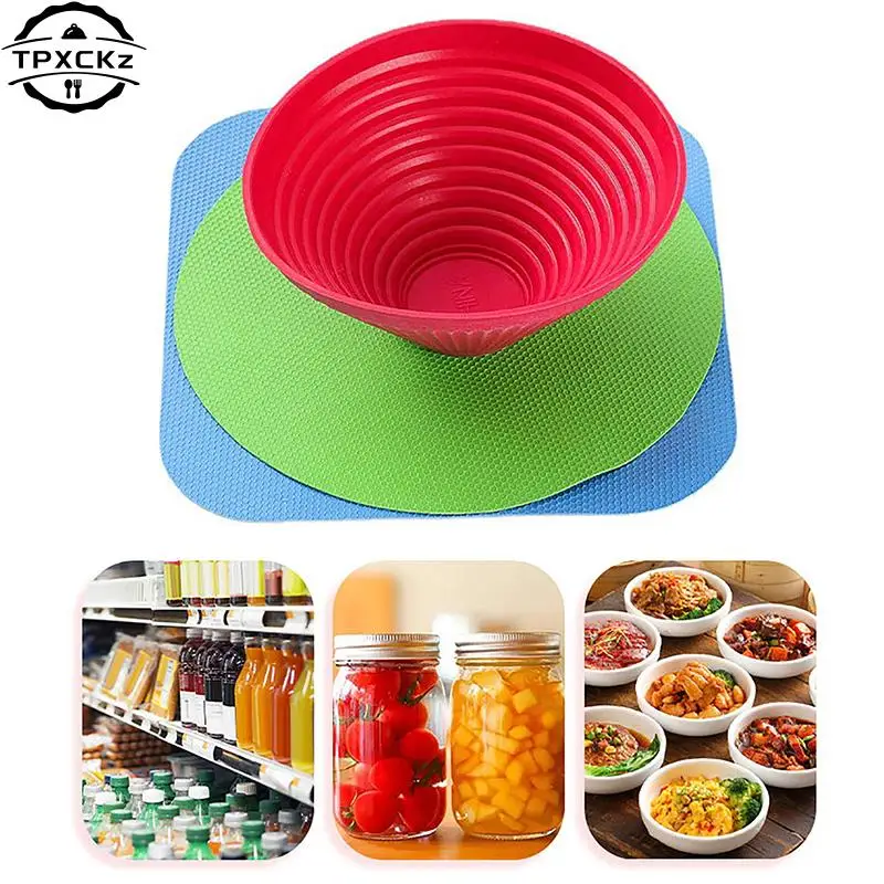 

Многофункциональный резиновый Открыватель для бутылок, противоскользящий Открыватель для бутылок, подставки под подставки, усилитель для консервных банок, кухонный инструмент