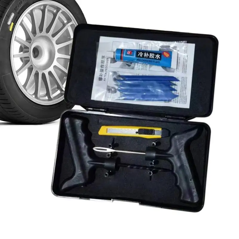 

Vulcanizing Fluid Flow-Seal Insert Repairs To Tires For A Permanent Bond Truck Motorcycle Car Tire Rubber Repair Glue For