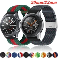 20mm 22mm braided band for samsung galaxy watch 42mm 46mm for huawei watch gt 22e 42mm 46mm for amazfit watch bipgtsgtr 47mm
