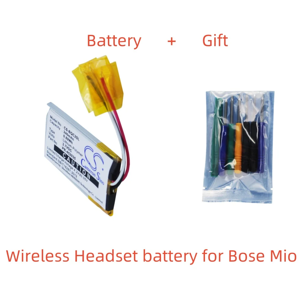 Литий-полимерный аккумулятор для беспроводной гарнитуры Bose Mio QuietComfort 20 QC20 MiVue C330