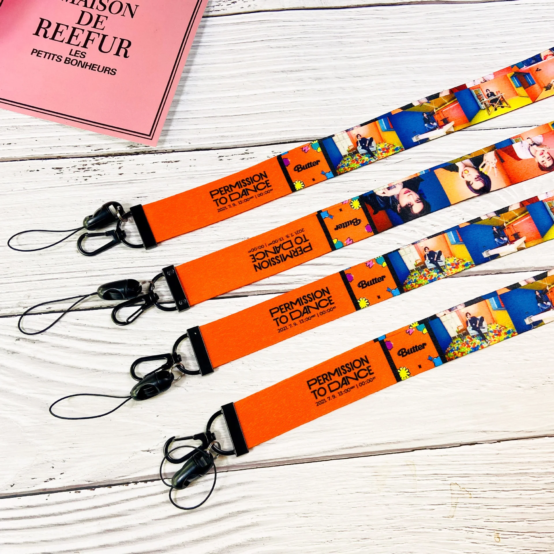 

KPOP Bulletproof Boys mobile phone lanyard new song butter concept version 2 peripheral creative certificate Neck Lanyard