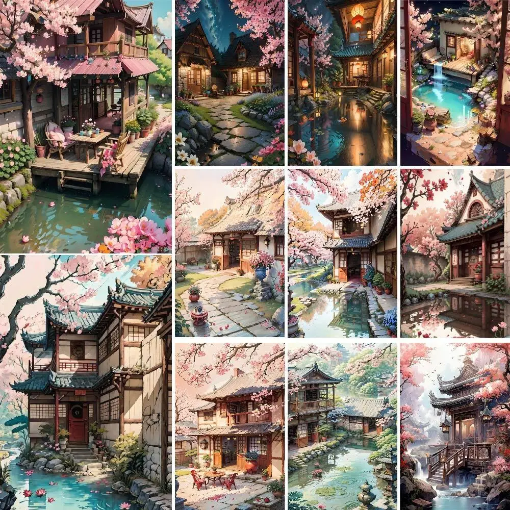 Картина по номерам на холсте с изображением пейзажа 50x70 см