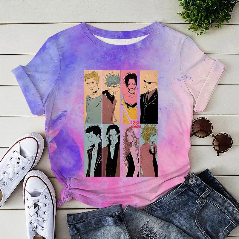 

Футболка женская летняя с круглым вырезом и принтом, в стиле хип-хоп