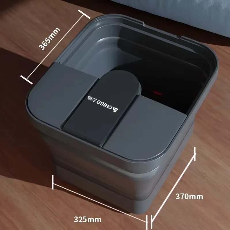 Фото Электрическая складная ванночка для ног FirmHome Store с постоянным подогревом, интеллектуальным автоматическим массажем и функцией оздоровления №5