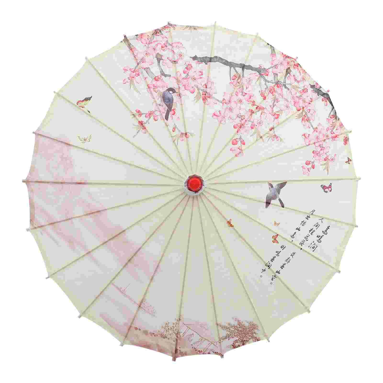 

Umbrella Paper Chinese Oil Style Photo Floral Flower Props Classic Performance Prop Decorative Wedding Painting Photography