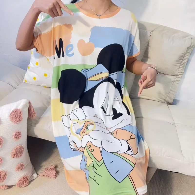 Женское летнее платье MINISO с Микки Маусом и Минни