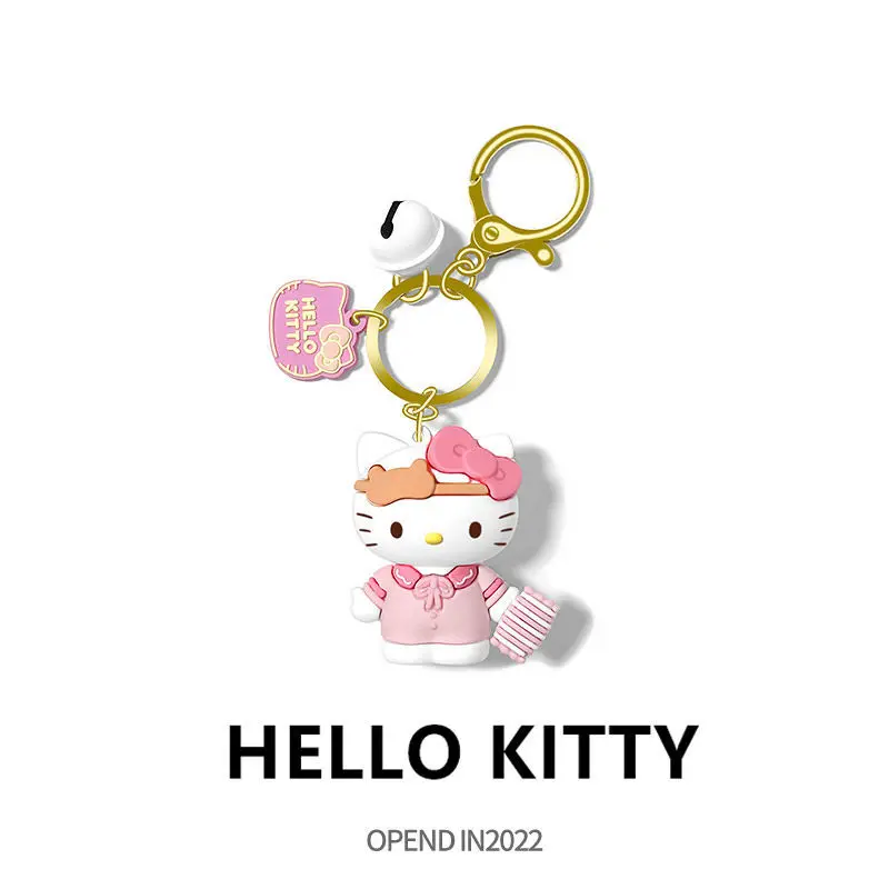 

Anime Figure Cartoon Hellow Kittys Cinnamoroll Kuromi Melodys Action Figure Toy Figurines Keychain Key Chain Pendant Kids Gifts
