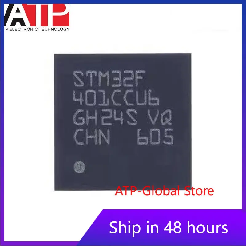 

1-10 шт., STM32F401, STM32F401CCU6 QFN48, 2-разрядная микросхема, фотомагнитола, 100% новый и оригинальный, ATP-Global