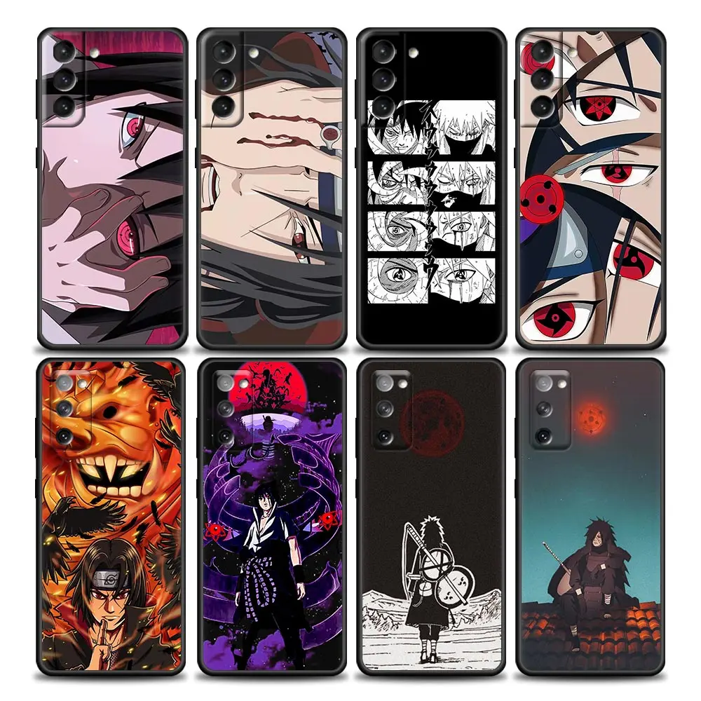 

Luxury Naruto Uchiba Sasuke Itachi Madara Luxury Samsung Case for Galaxy S7 S8 S9 S10e S21 S20 Fe Plus Ultra 5G Soft Silicone