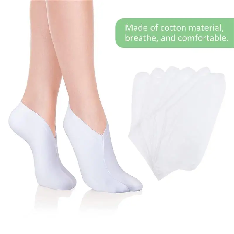 

3 Pairs of Moisturising Socks Cotton Moisture Socks Foot SPA Socks for Dry Feet