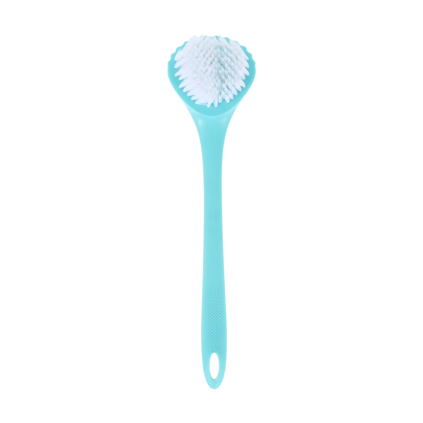 

Bath Scrubber Body Shell Brush Supplies Tool 36x9cm Shower Blue Plastic Handle