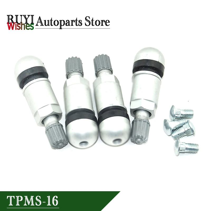 Новый универсальный алюминиевый клапан для шин TPMS-16 BMW Benz Porsche Cayenne Mercedes Maserati TPMS