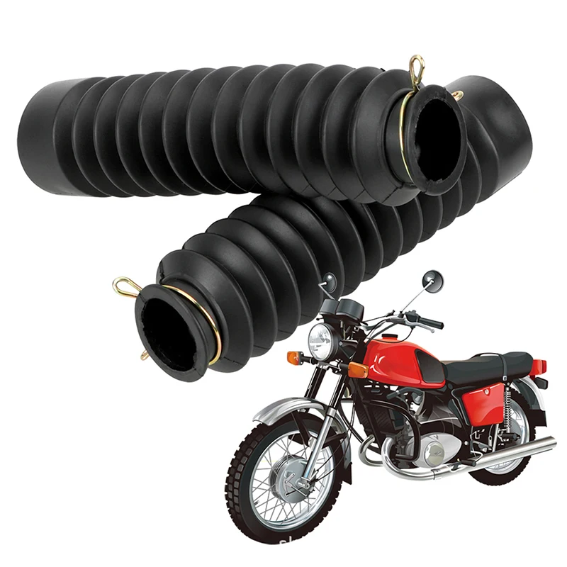 

Motorcycle Front Fork Cover Gaiters Gators Boot Shock Protector Dust Guard