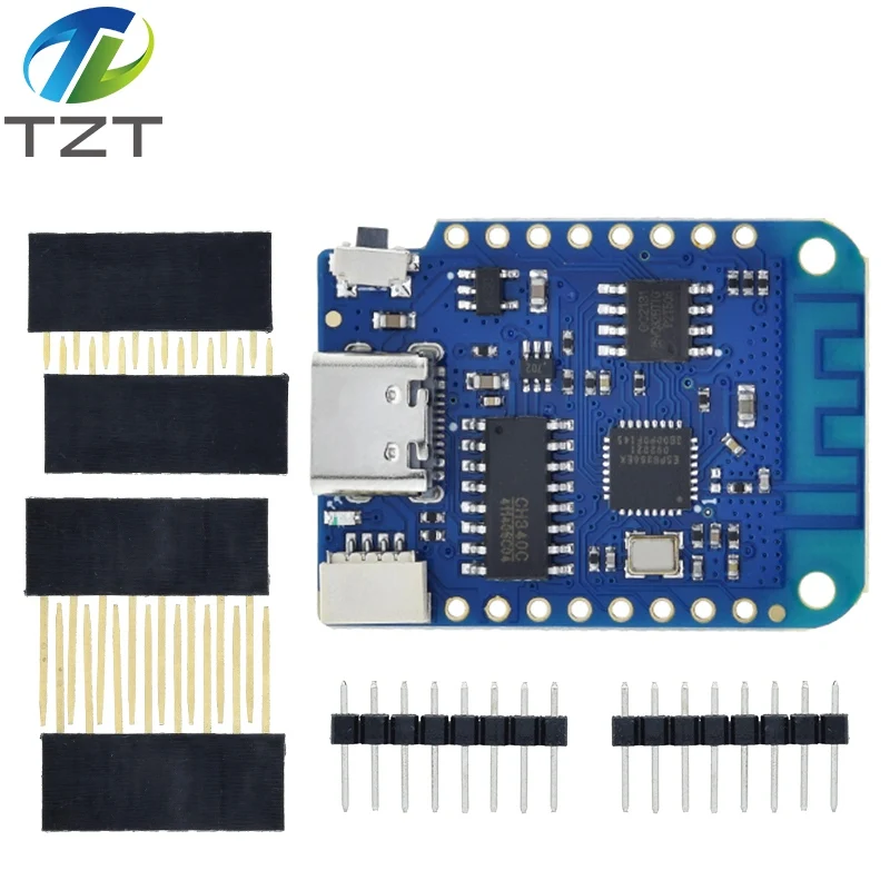 WEMOS D1 Mini V4.0.0 TYPE-C USB WIFI Интернет вещей плата на основе ESP8266 4MB MicroPython Nodemcu Arduino