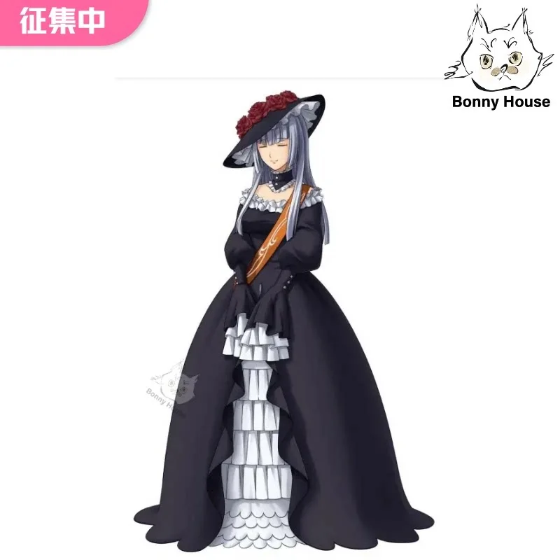 Фото Umineko When They Cry: Акриловая фигурка-подставка Беатрис Фурудо и Эрика Бернкастель (15 см), брелок, украшение для стола, аниме-атрибутика №5