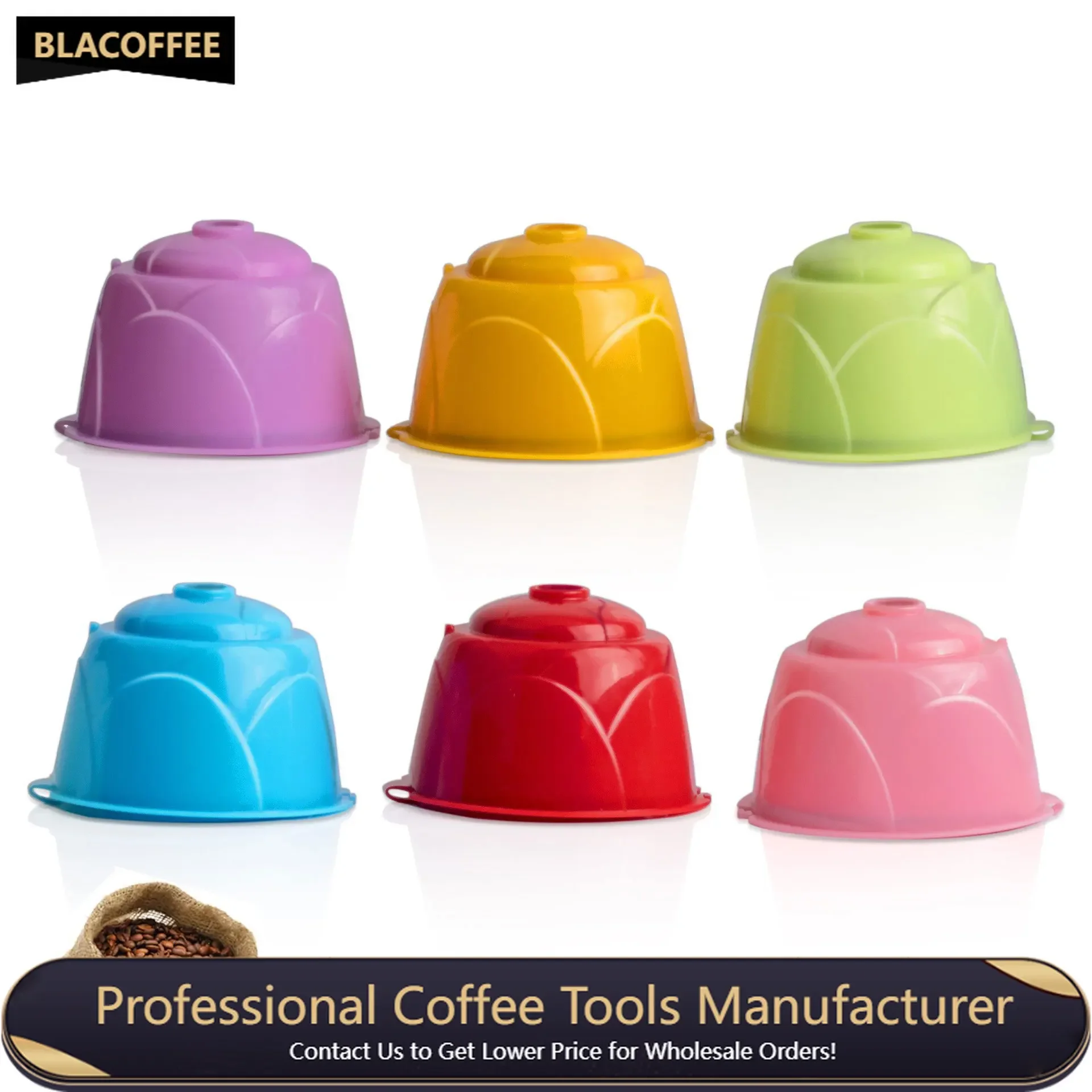 6 шт. многоразовые капсулы для кофе Dolce Gusto