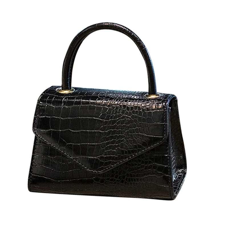 

Female bag 2021 new designer messenger bag niche portable square bag temperament versatile fashion shoulder crocodile bag