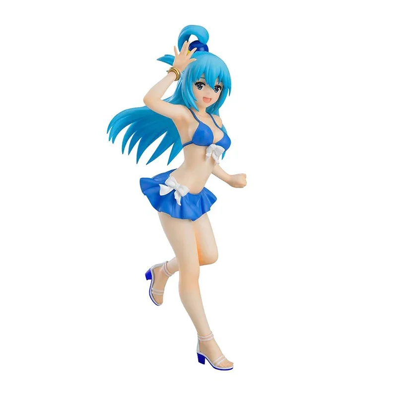 В наличии 100% Оригинальная фигурка аниме Phat Konosuba God Bless on This Wonderful World Aqua купальник