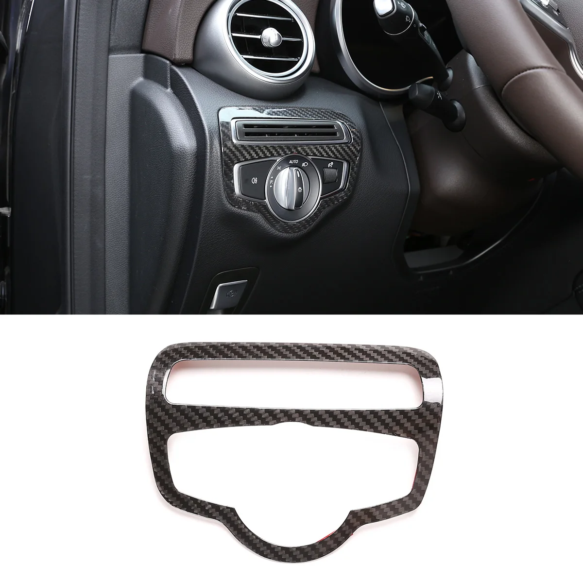 

Для Mercedes Benz G Class W463 W464 G500 G63 2019-2023 Настоящее углеродное волокно, декоративная наклейка на переключение передач, аксессуары для салона автомобиля