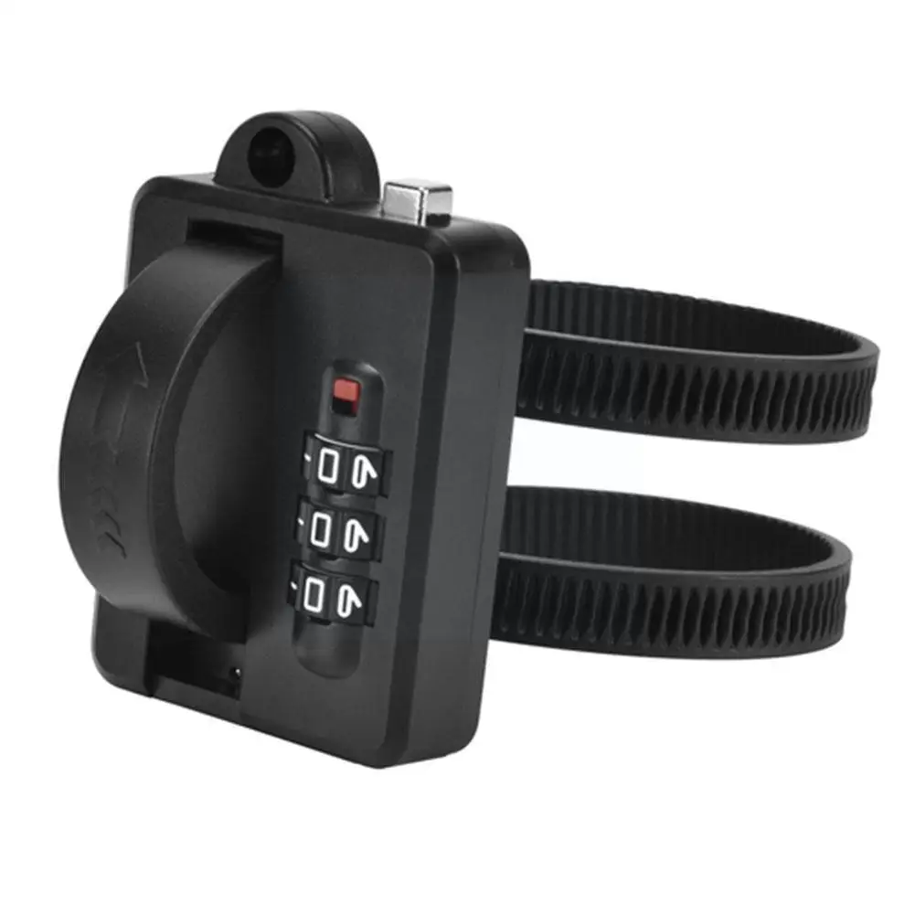 

3 Digit Combination Lock Adjustable Cable Tie Pin Hook Lock Motorcycle Helmet Lock For Electric Bicycle Balance Bik L5m9
