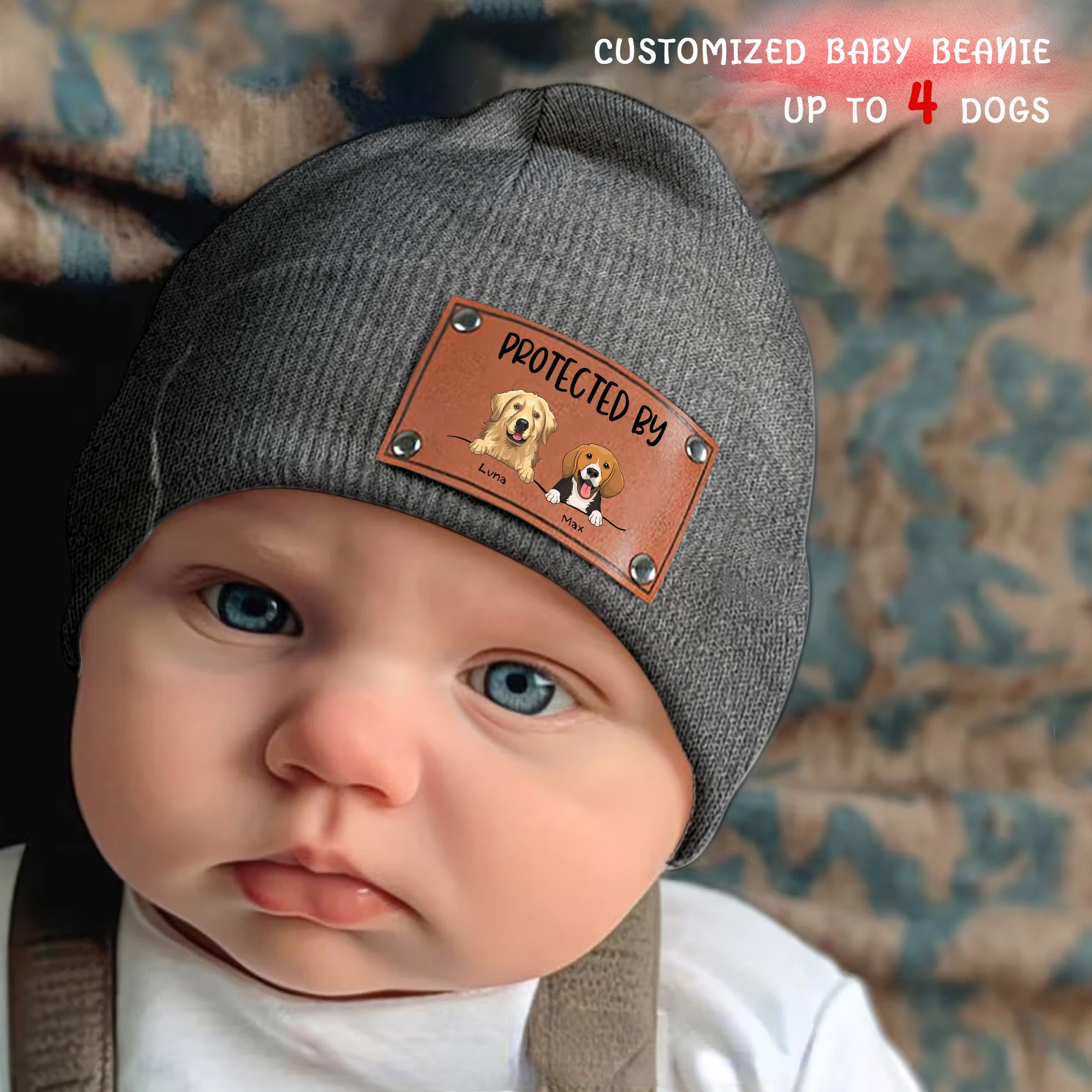 

Индивидуальная детская шапочка, защищенная собаками, кошками, милая детская шапочка для душа, подарок для новорожденных, шапочка для мальчиков, персонализированная шапочка для малышей