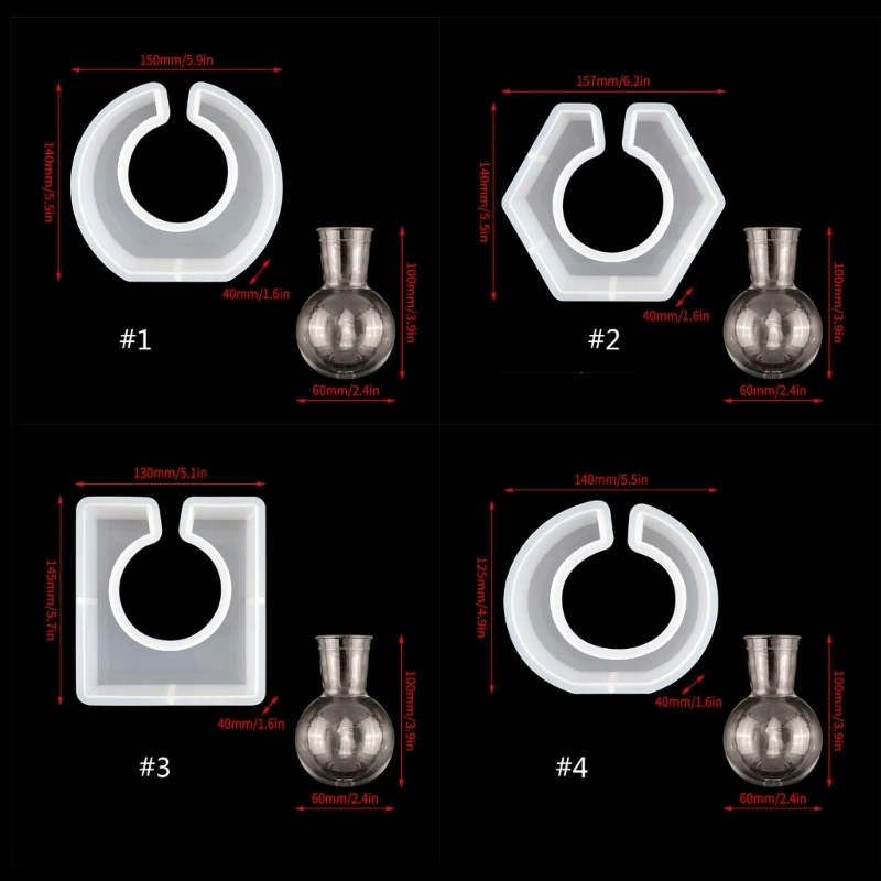 Формы для эпоксидной смолы круглой формы станции размножения вазовых растений