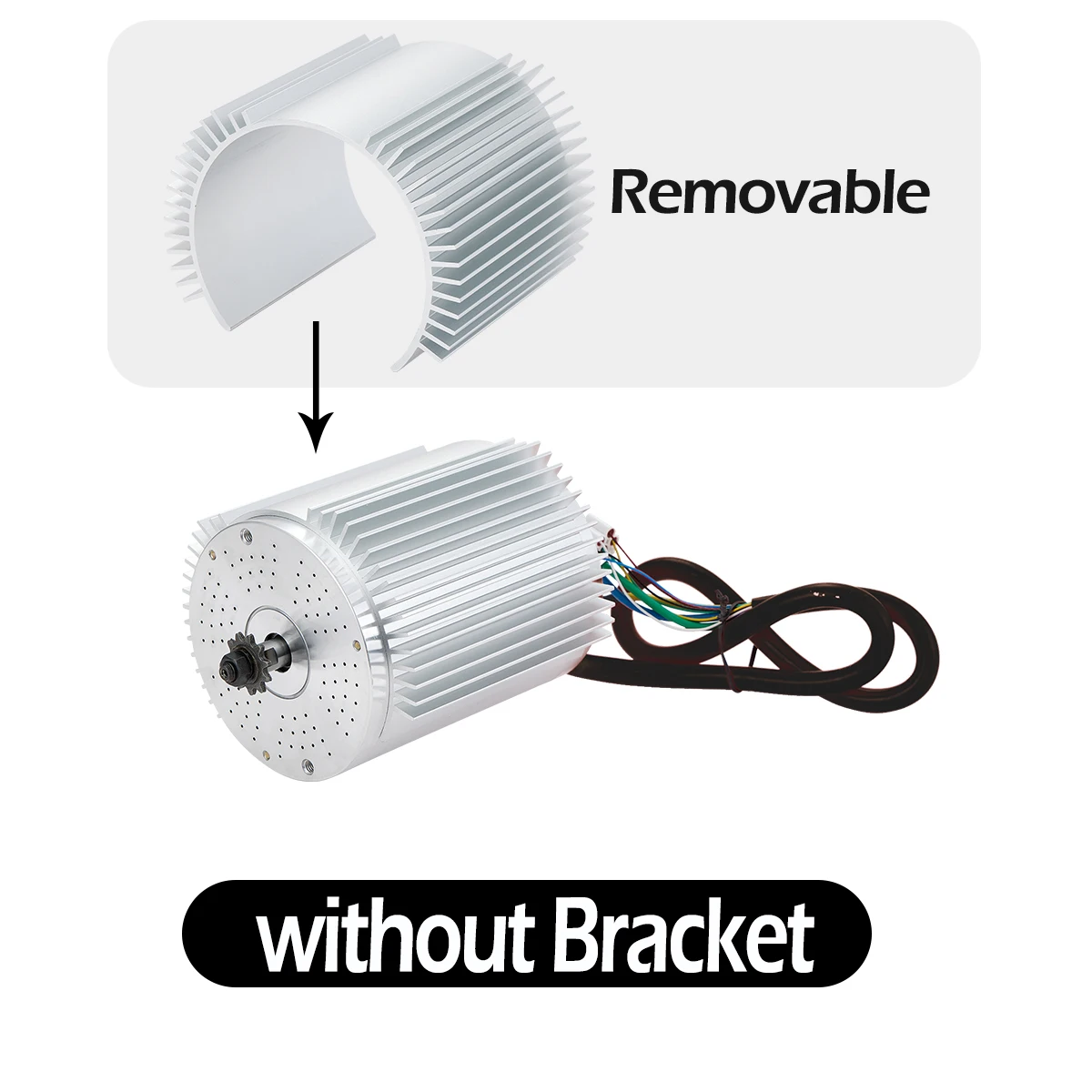 Комплекты для переоборудования электросамокатов Kunray 1000W1500W1600W1800W: Бесщеточный двигатель постоянного тока для электровелосипедов с контроллером и алюминиевым радиатором (art.: 3920d7f47292c) - 3920d7f47292c