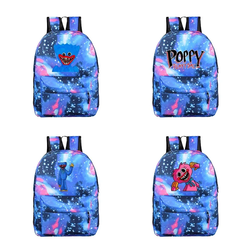 

Starry Sky Poppy Playtime School Backpacks Students Bags Girls Boys Cartoon backpack Huggy Wuggy Mochila Teens Daily knapsa