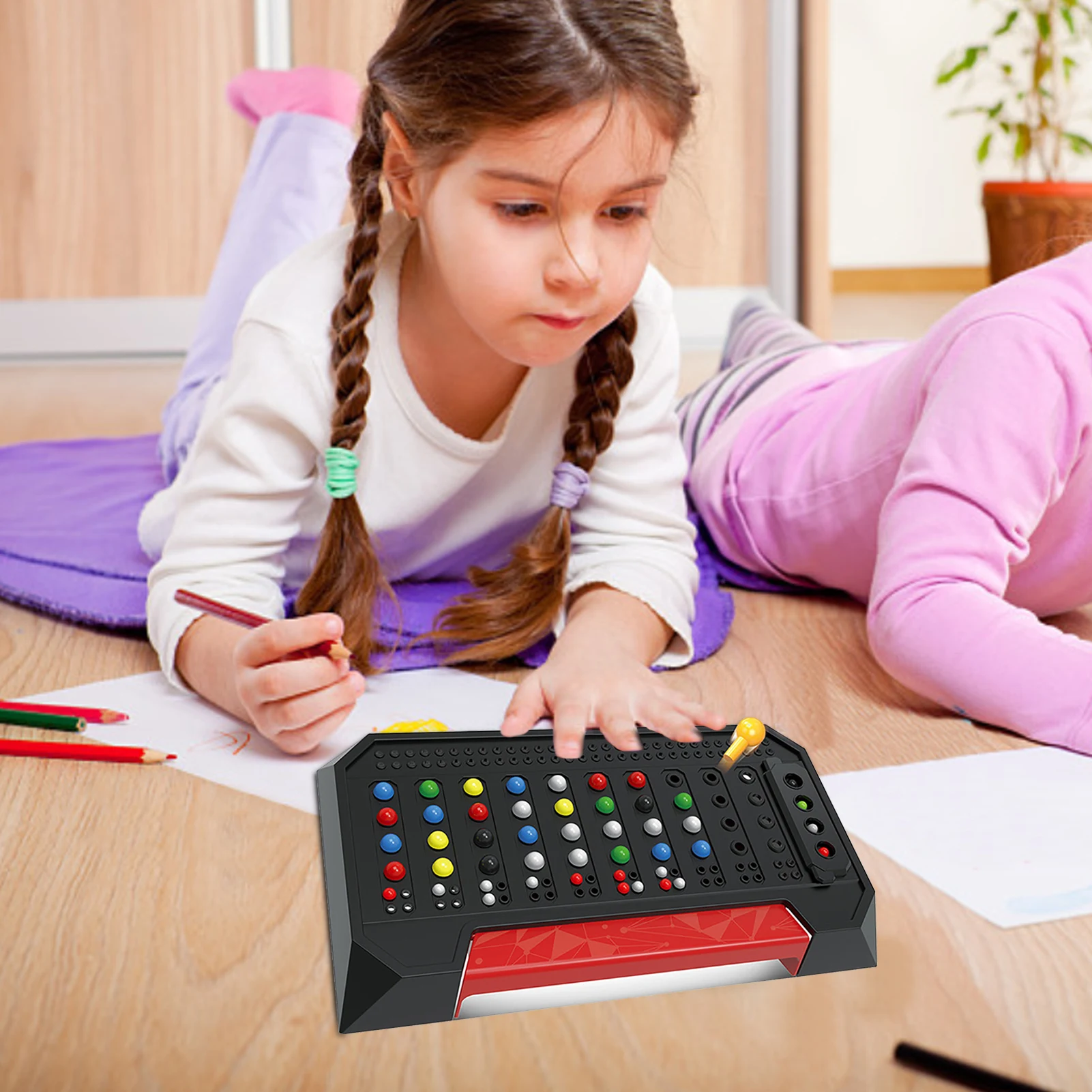 

Code Breaker Board Game Logic Thinking Reasoning Game Code Break Game Top Strategy STEM Montessori Educational Toys For Family