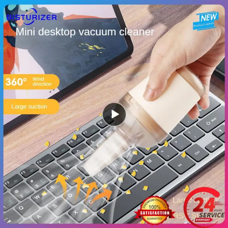 

Handheld Desktop Mini Vacuum Cleaner Wireless High Power Desktop Vacuum Cleaner Girl Powder Two Colors Vacuum Cleaner Cleaner